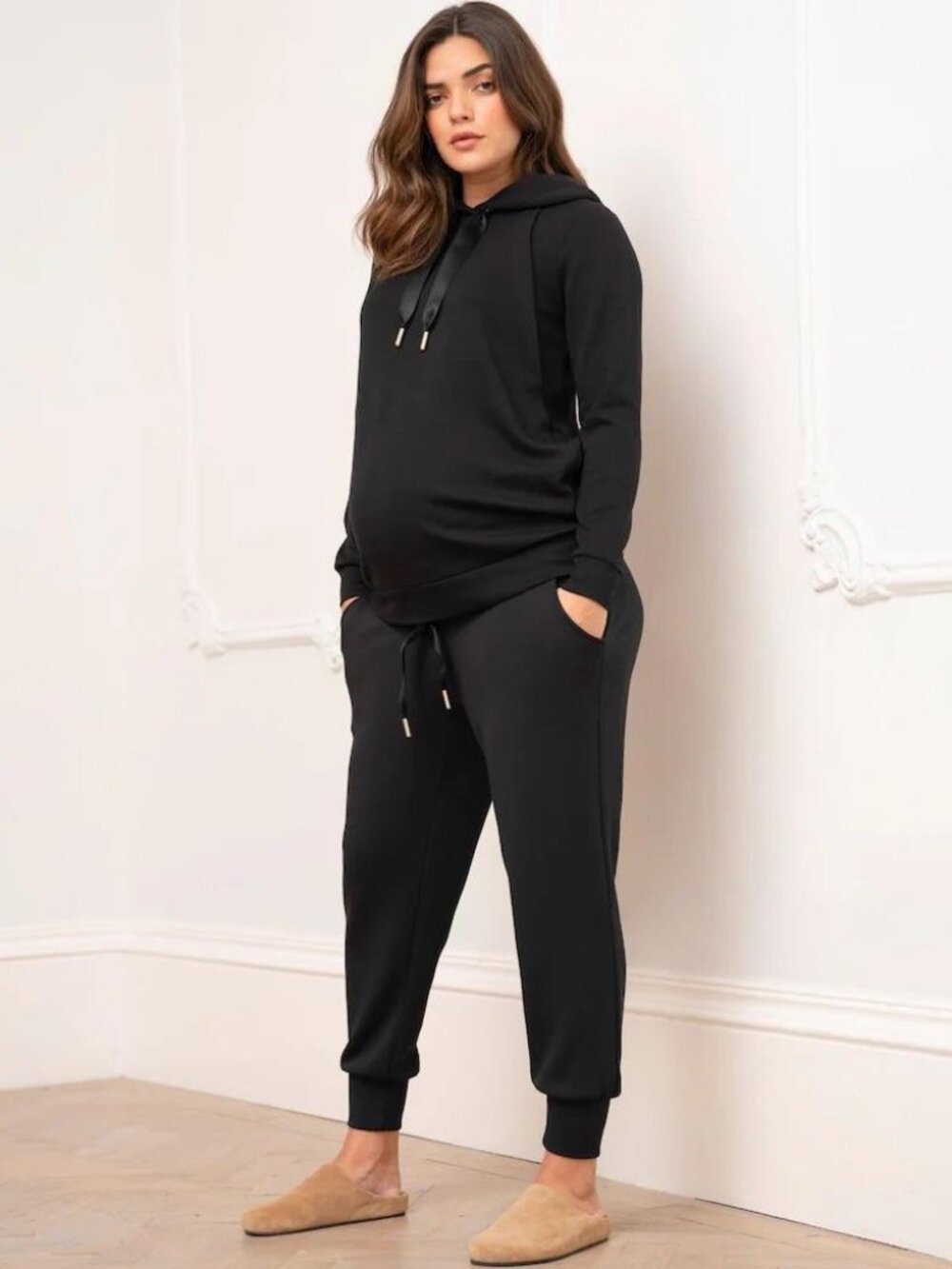 Seraphine - Atticus Overbump Modal Knit Maternity Joggers - Sz XXLM